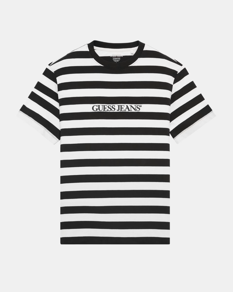 T-shirts Manga curta Homem GUESS Preto M4YI84 K9XF1