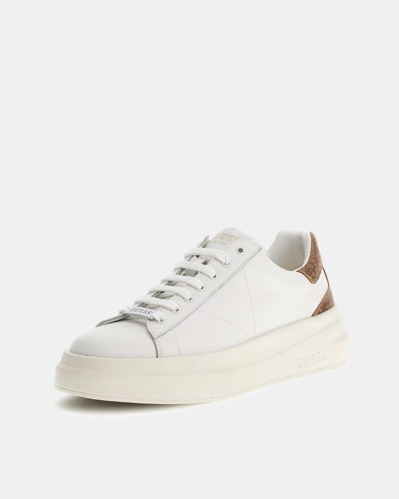 Sapatilhas Baixas Homem GUESS Branco ELBA FMPVIB LEA12