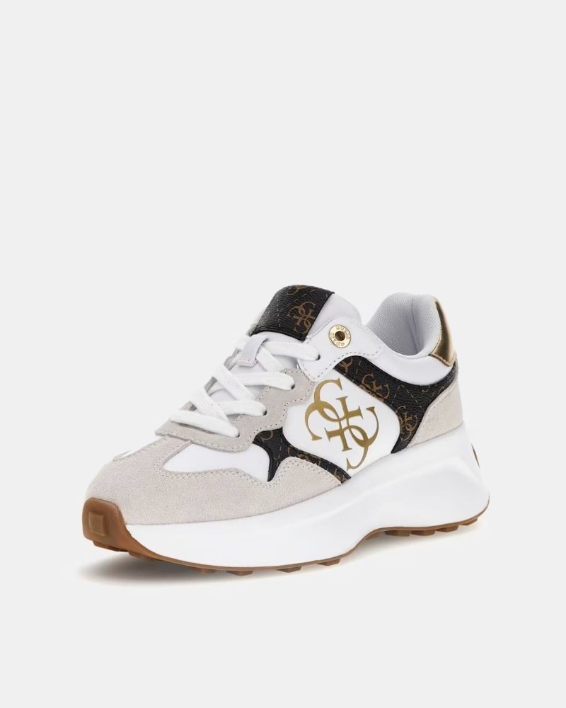  Zapatillas Bajas Mujer GUESS Blanco LUCKEI FLPLUC PEL12