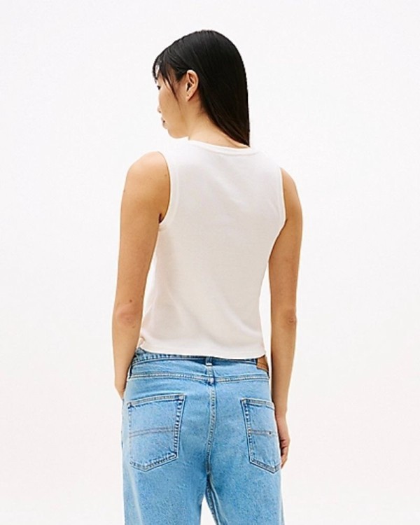 T-shirts Top Mulher TOMMY HILFIGER Nude DW0DW21369