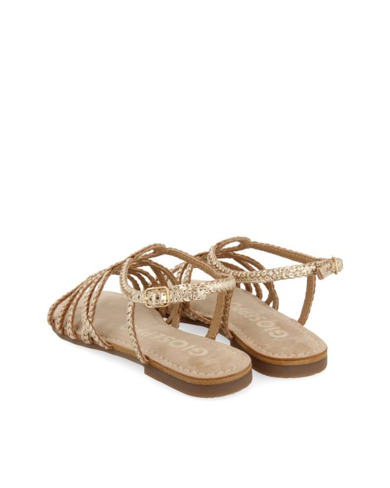  Sandalias Fiesta Abiertas Mujer GIOSEPPO Oro 71746P YAKIMA