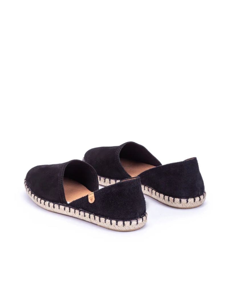  Zapatos Alpargatas Mujer Verbenas Negro CARMEN
