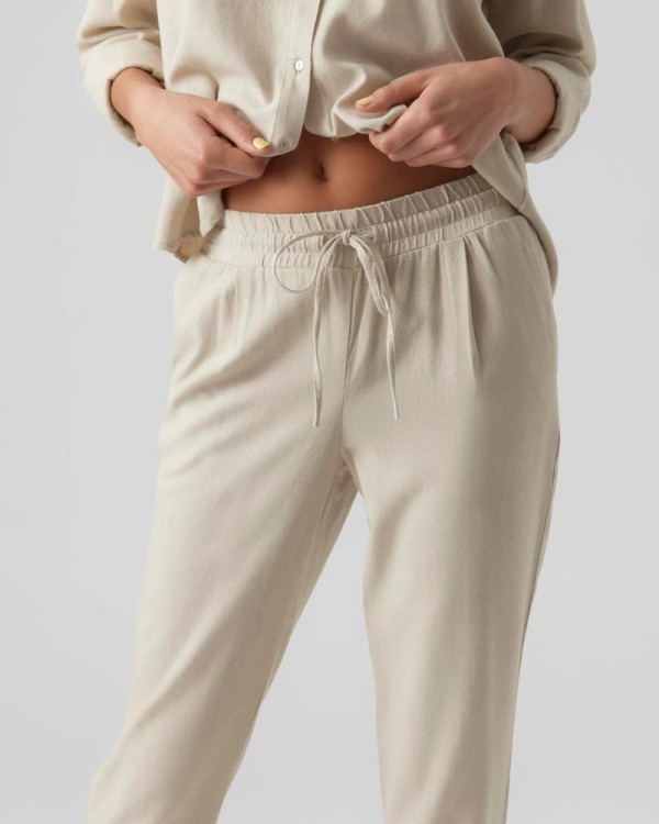  Pantalones Mujer VERO MODA Beige 10279691 JESMILO