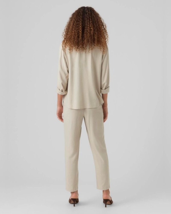  Pantalones Mujer VERO MODA Beige 10279691 JESMILO