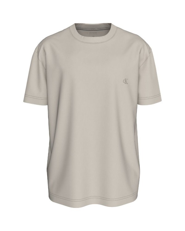 T-shirts Manga curta Homem CALVIN KLEIN Taupe J30J327078