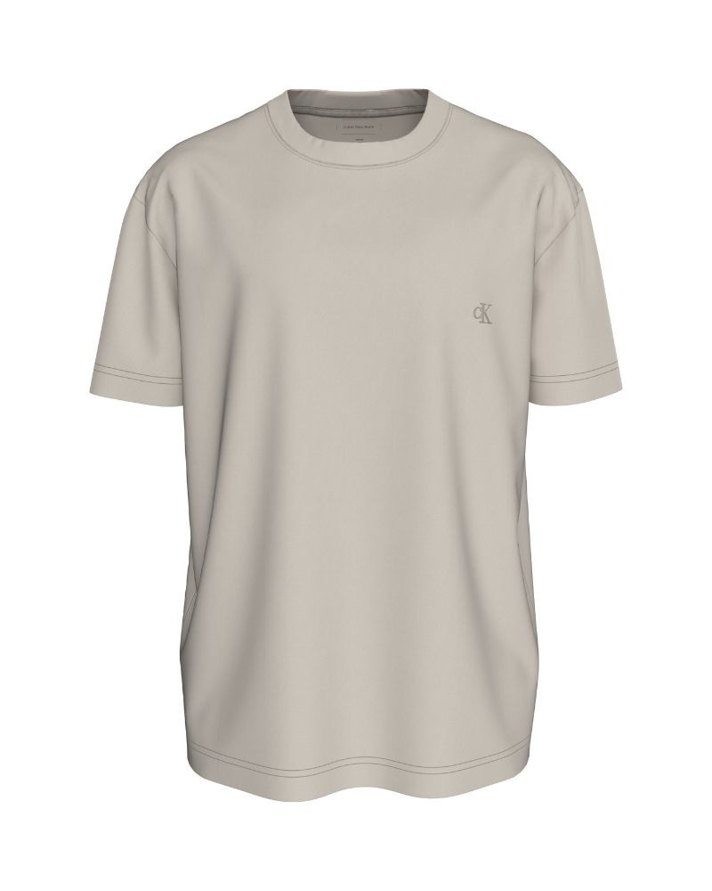 T-shirts Manga curta Homem CALVIN KLEIN Taupe J30J327078