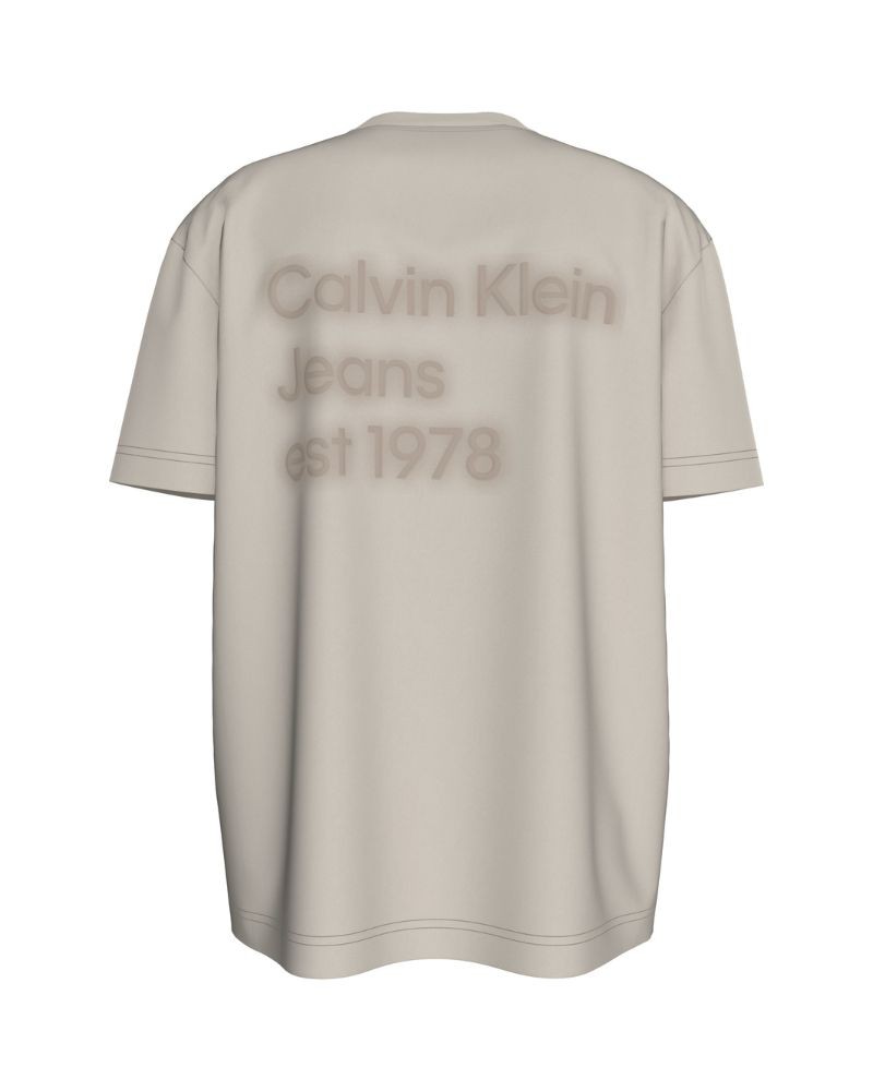 T-shirts Manga curta Homem CALVIN KLEIN Taupe J30J327078