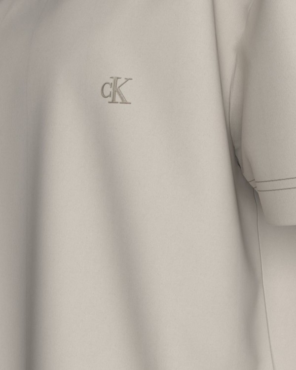 T-shirts Manga curta Homem CALVIN KLEIN Taupe J30J327078