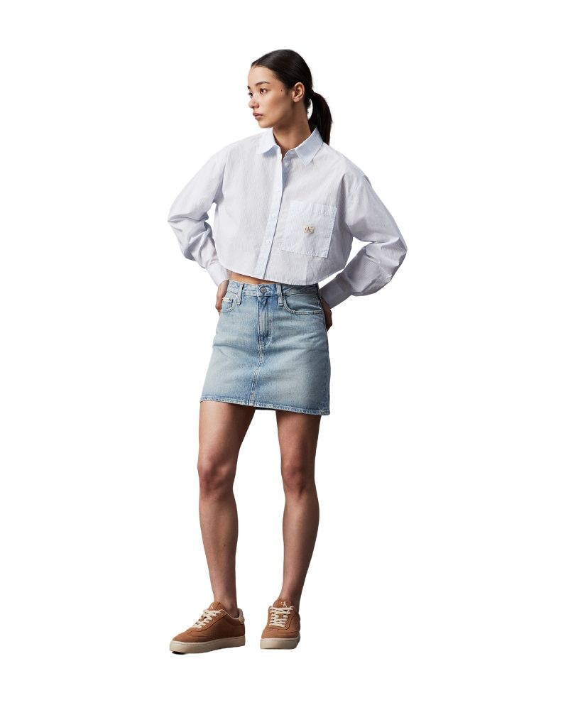 Camisas Manga Comprida Mulher CALVIN KLEIN Branco J20J225078