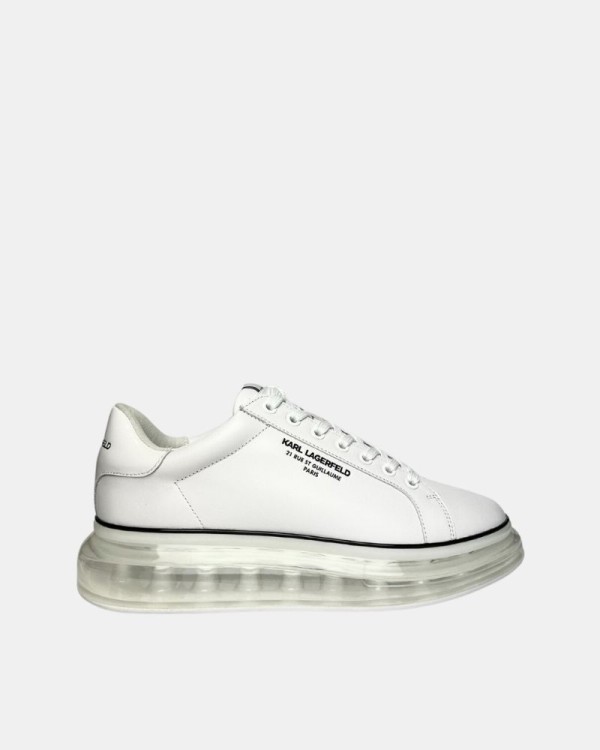 Sapatilhas Baixas Homem Karl Lagerfeld Branco KL52615 KAPRI KUSHION