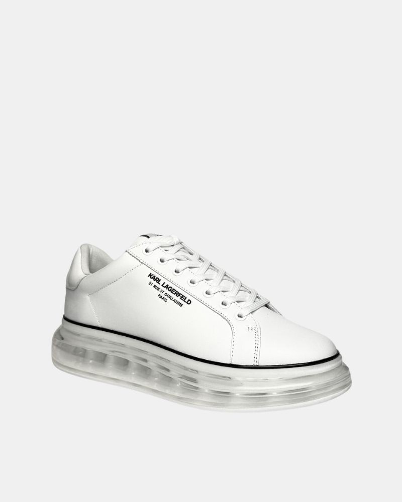 Sapatilhas Baixas Homem Karl Lagerfeld Branco KL52615 KAPRI KUSHION