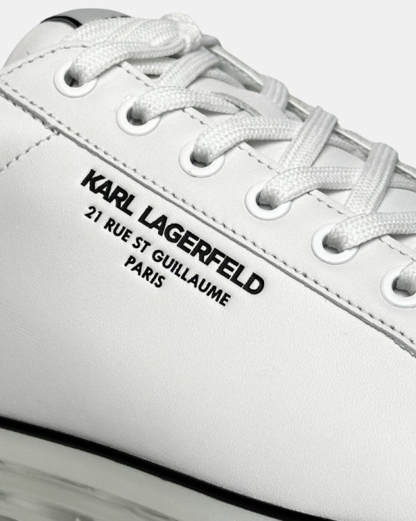 Sapatilhas Baixas Homem Karl Lagerfeld Branco KL52615 KAPRI KUSHION