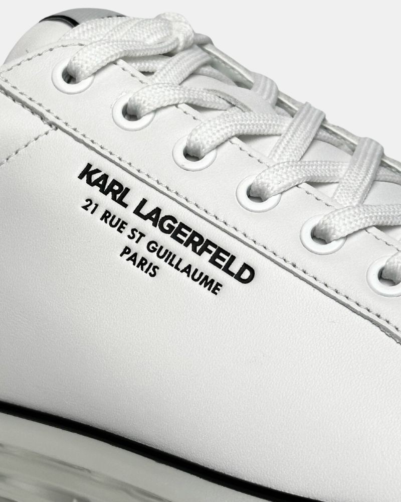 Sapatilhas Baixas Homem Karl Lagerfeld Branco KL52615 KAPRI KUSHION