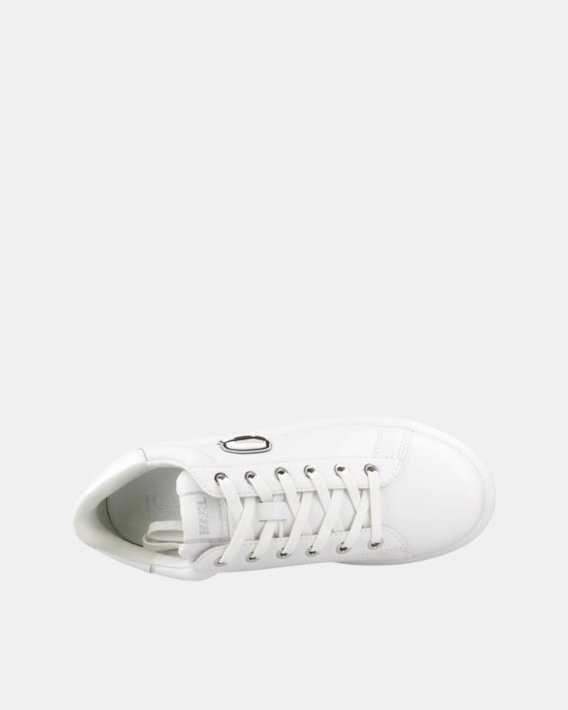 Sapatilhas Baixas Mulher Karl Lagerfeld Branco KL62530N KAPRI