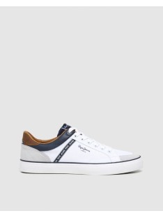  Zapatillas Bajas Hombre PEPE JEANS Blanco PMS31073 KENTON STAGE M
