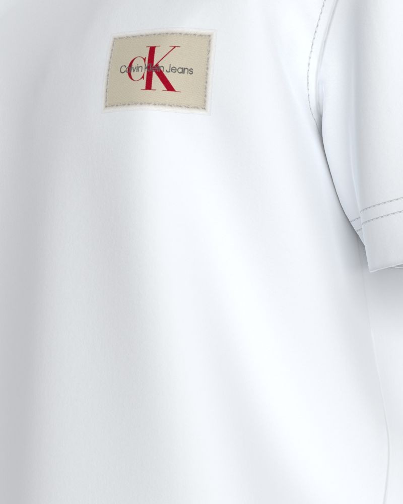 T-shirts Manga curta Homem CALVIN KLEIN Branco J30J327100