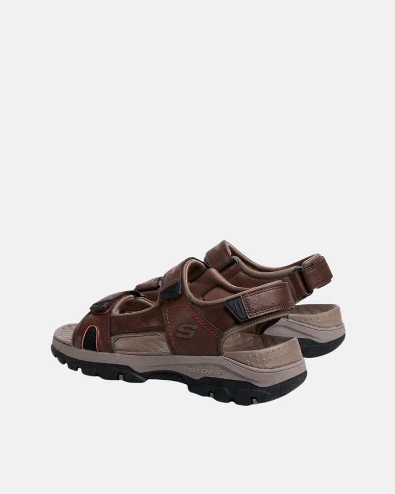 Sandalias Abertas Homem SKECHERS Castanho 204106 RELAXED FIT TRESMEN HIRANO