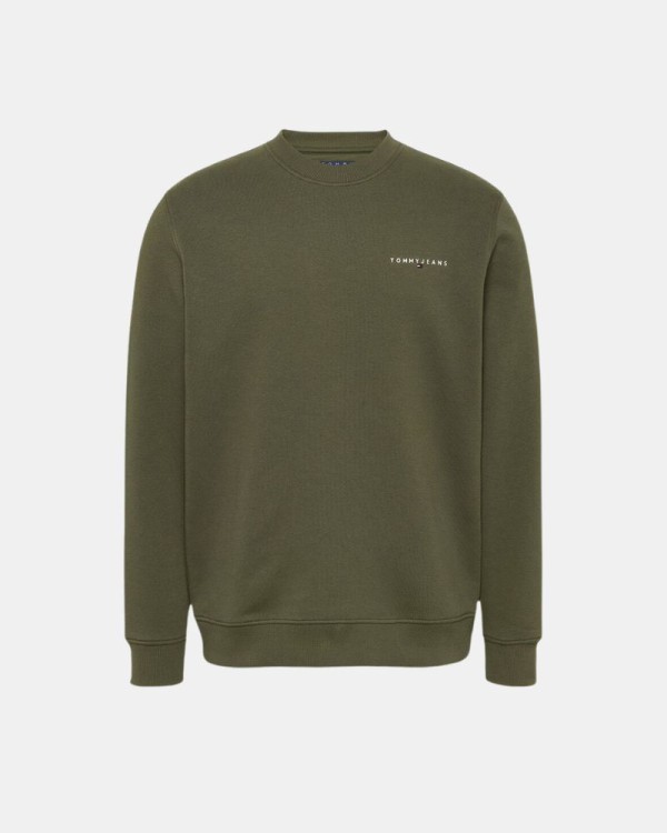  Sudaderas Sin capucha Hombre TOMMY HILFIGER Verde DM0DM20249
