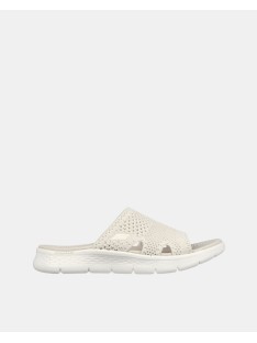  Sandalias Chancletas Mujer SKECHERS Nude 141425 GO WALK FLEX ELATION