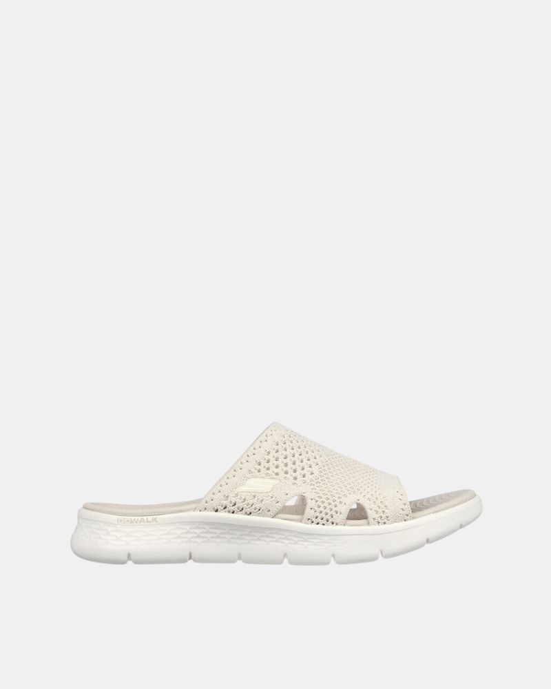  Sandalias Chancletas Mujer SKECHERS Nude 141425 GO WALK FLEX ELATION