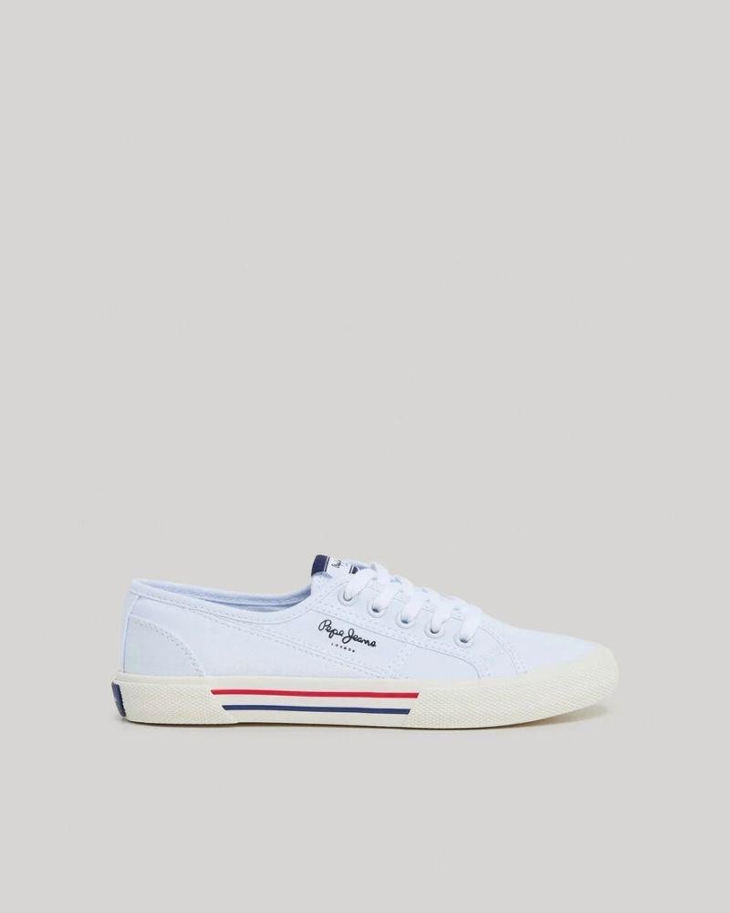 PEPE JEANS Sapatilhas Mulher Branco PLS31287 BRADY BASIC W