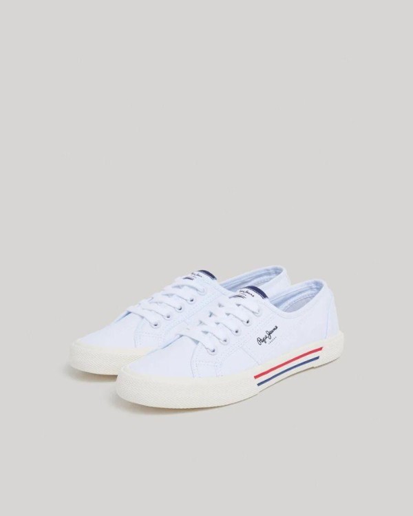 PEPE JEANS Sapatilhas Mulher Branco PLS31287 BRADY BASIC W