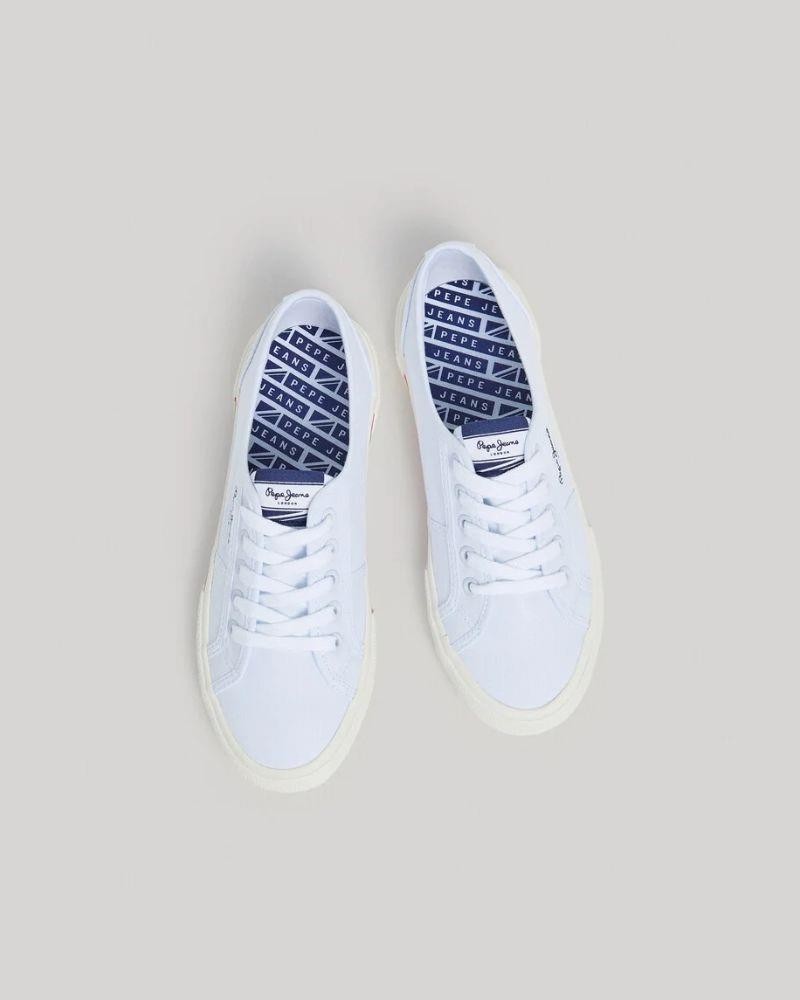 PEPE JEANS Zapatillas Mujer Blanco PLS31287 BRADY BASIC W