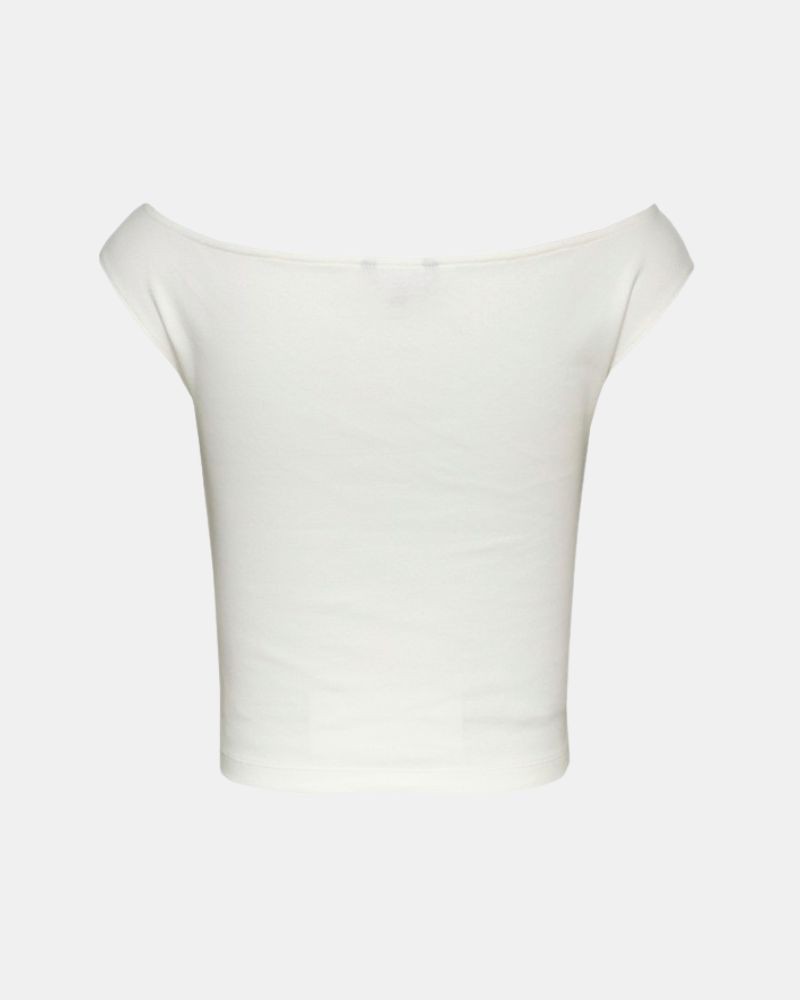 T-shirts Manga curta Mulher TOMMY HILFIGER Branco DW0DW20234