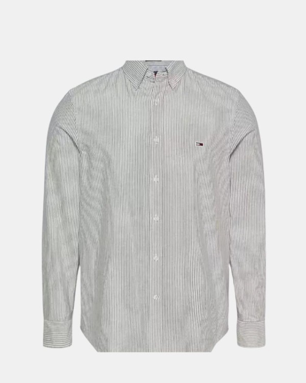 Camisas Manga Comprida Homem TOMMY HILFIGER Cinza DM0DM20668
