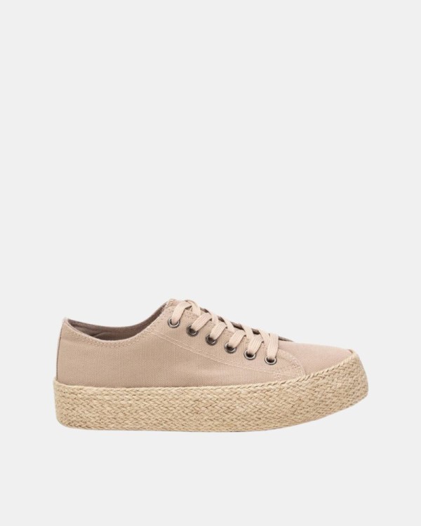 Sapatilhas Baixas Mulher REFRESH Taupe 172746