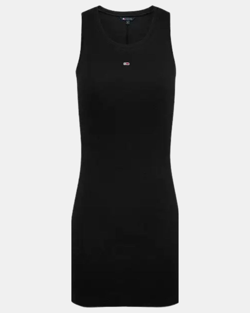  Vestidos  Manga corta Mujer TOMMY HILFIGER Negro DW0DW20674