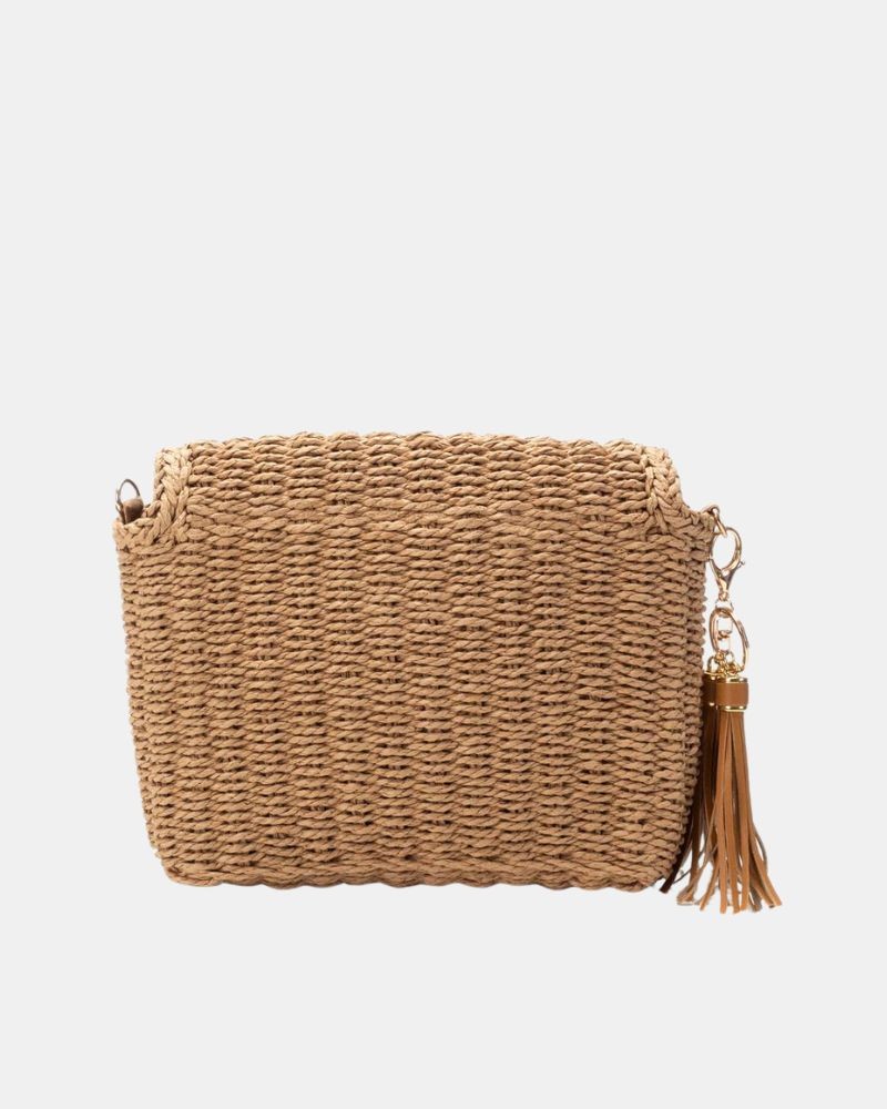  Bolsos Bandoleras Rafia Mujer REFRESH Taupe 183306