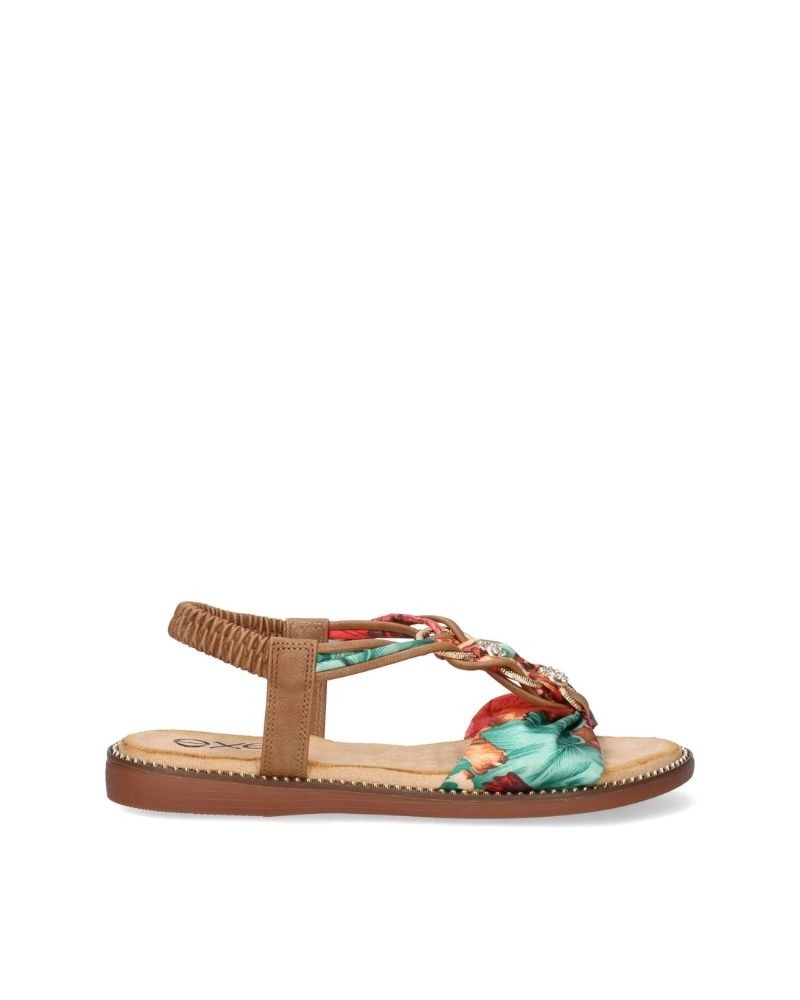 Sandalias Mujer EXE Marrón ZF1982 RR1