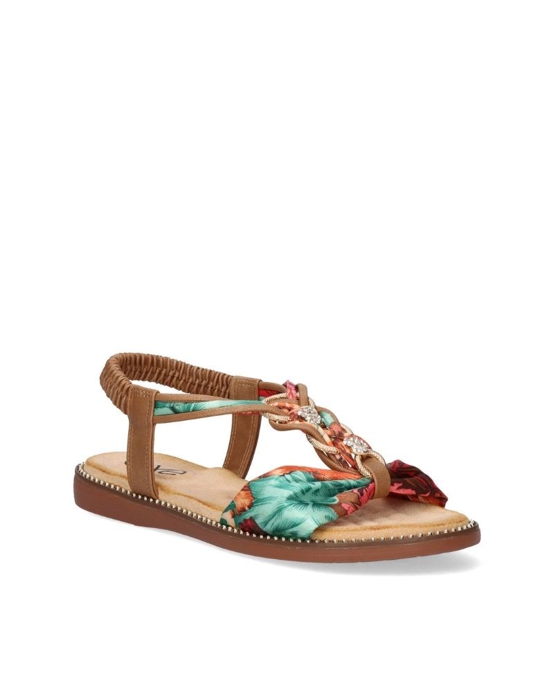  Sandalias Mujer EXE Marrón ZF1982 RR1