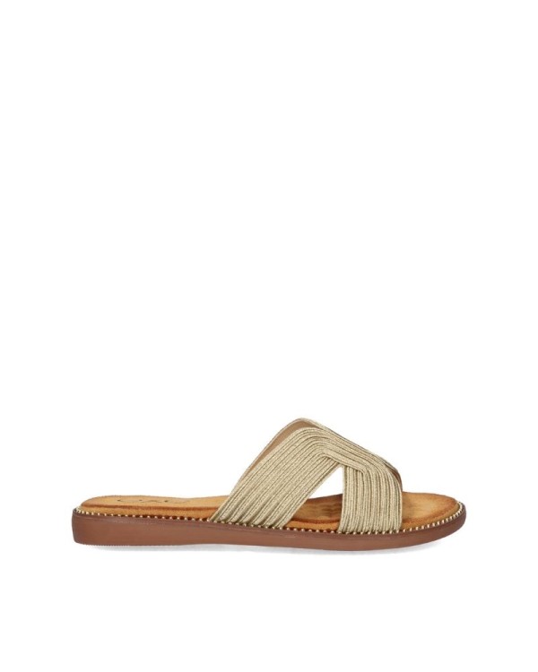 Sandalias Mujer EXE Oro ZF1982 F5