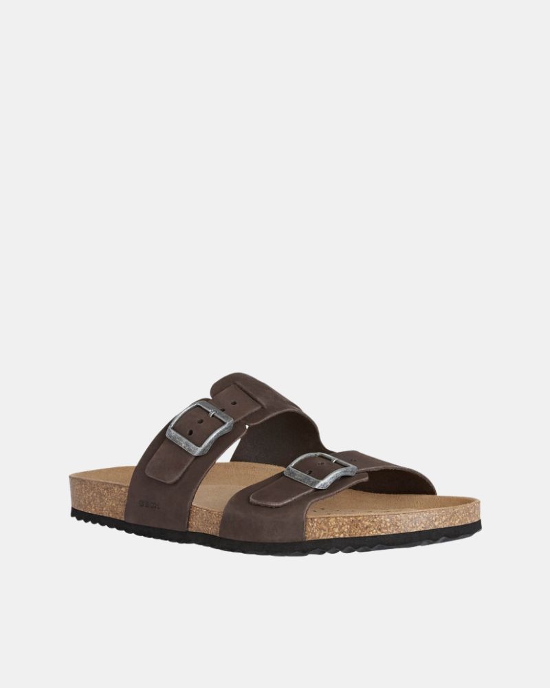 Sandalias Abertas Homem GEOX Castanho U159VB 00032