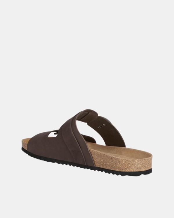 Sandalias Abertas Homem GEOX Castanho U159VB 00032