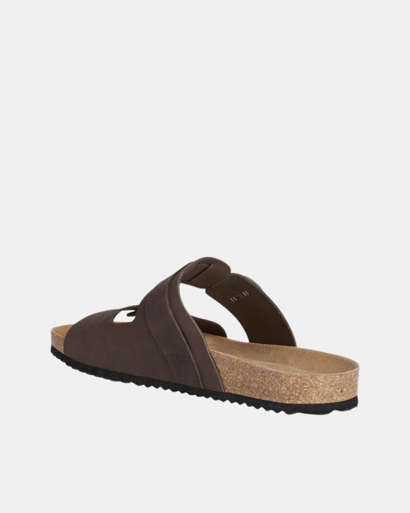  Sandalias Abiertas Hombre GEOX Marrón U159VB 00032