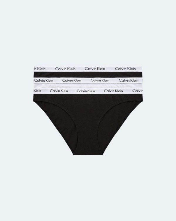 Roupa Interior Parte de Baixo Mulher CALVIN KLEIN Multicolor 000QD3587E 3P Tanga