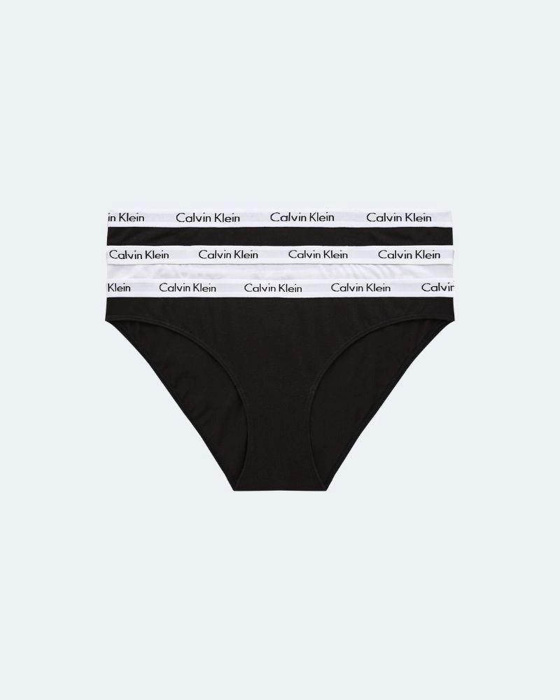 Roupa Interior Parte de Baixo Mulher CALVIN KLEIN Multicolor 000QD3587E 3P Tanga