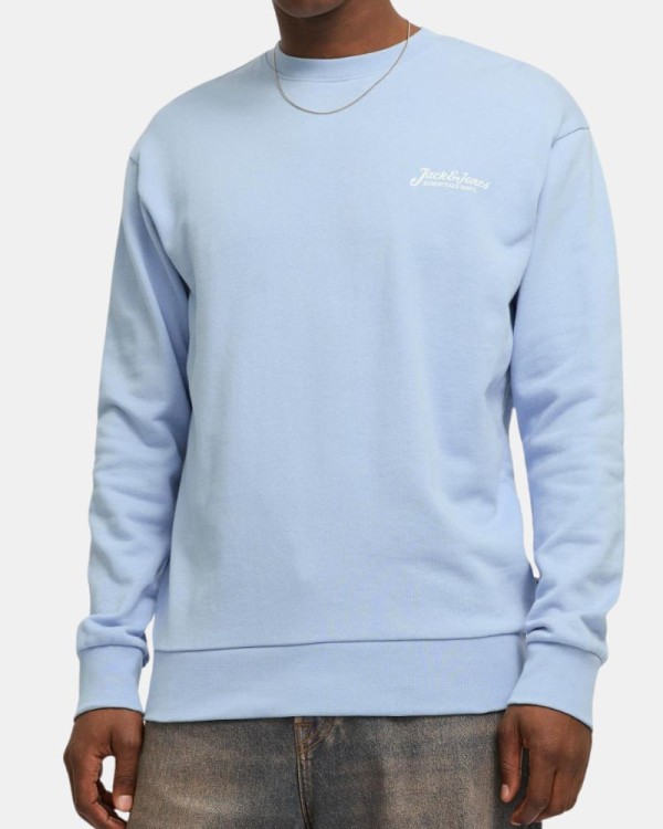 T-shirt de Manga Comprida Homem JACK AND JONES Azul 12268435 BEAU