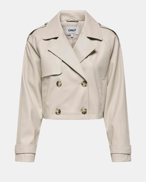  Abrigos Manga larga Mujer ONLY Beige 15336471 AMIA
