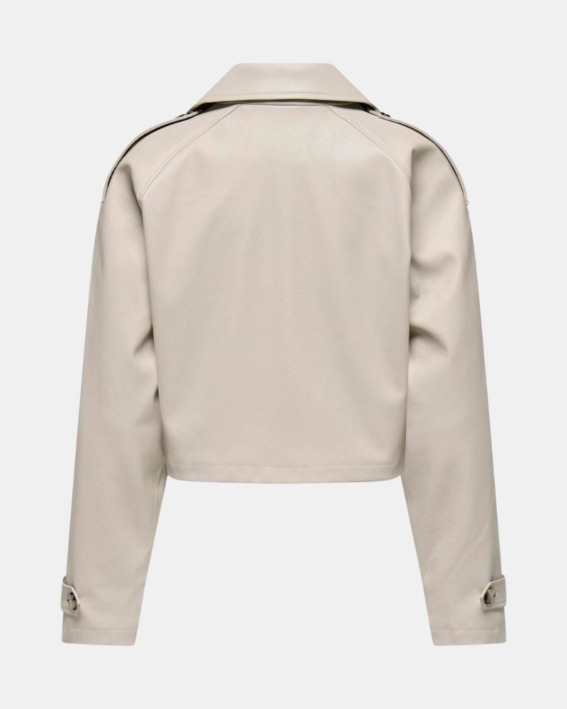  Abrigos Manga larga Mujer ONLY Beige 15336471 AMIA