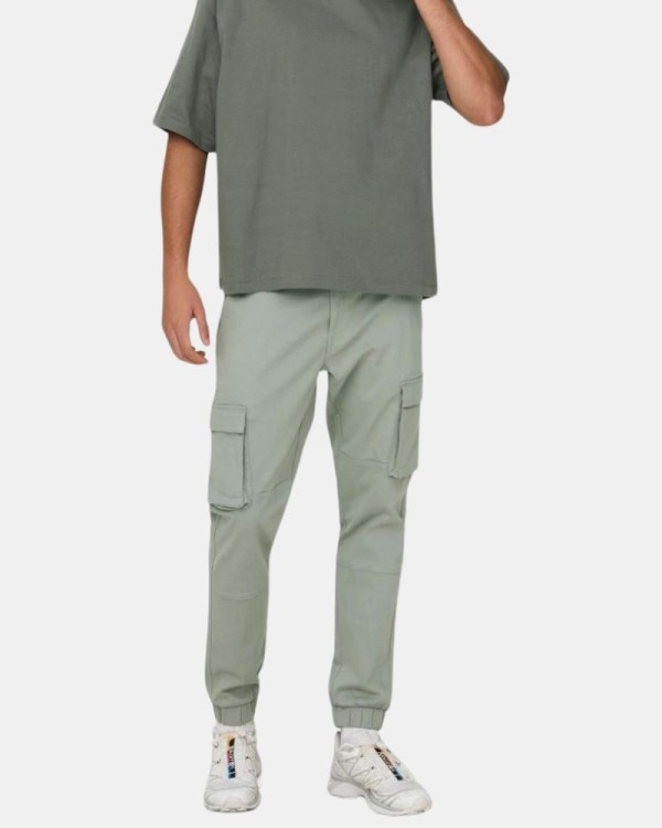  Pantalones Hombre ONLY & SONS Gris 22016687 CAM