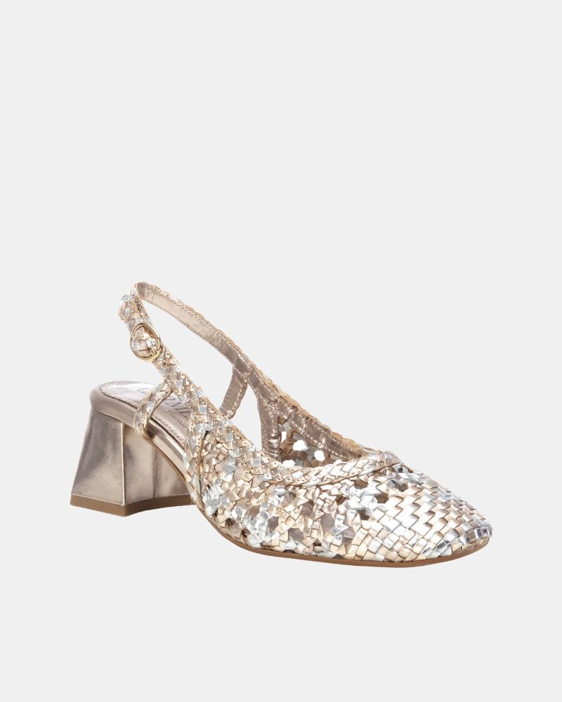 Sandalias Fiesta Bailarinas Mulher CARMELA Cinza 162320
