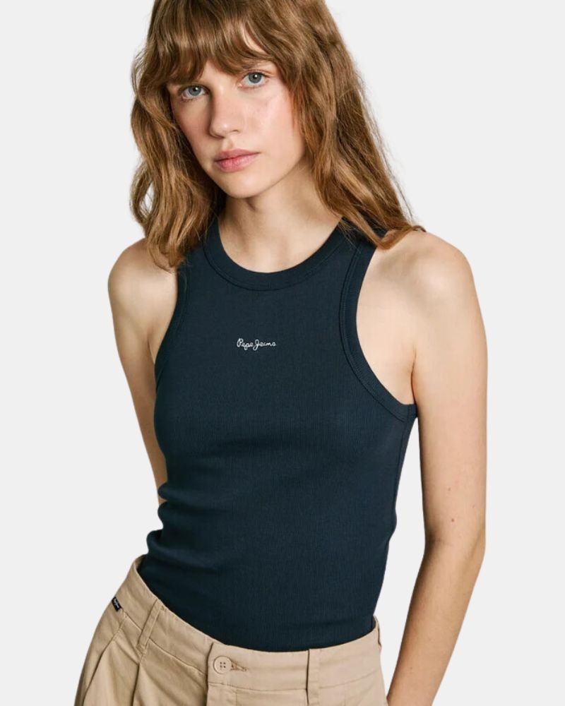 Camisetas Top Mujer PEPE JEANS Azul PL506035 MARIAN