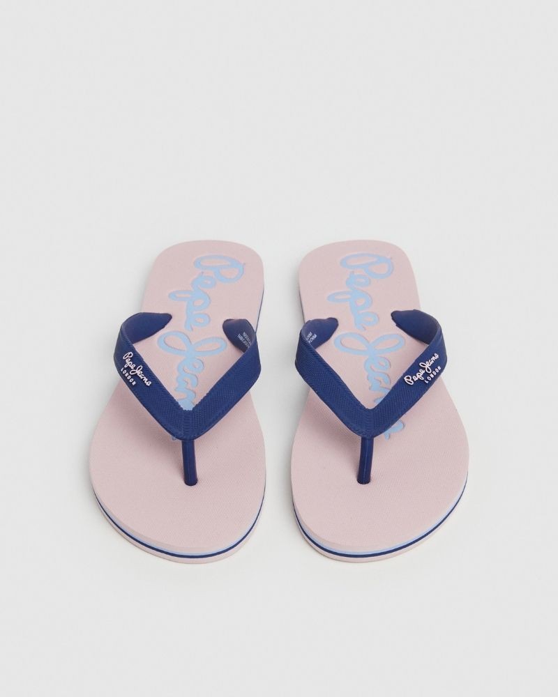  Sandalias Chancletas Mujer PEPE JEANS Azul PLS70124 BAY BEACH BRAND