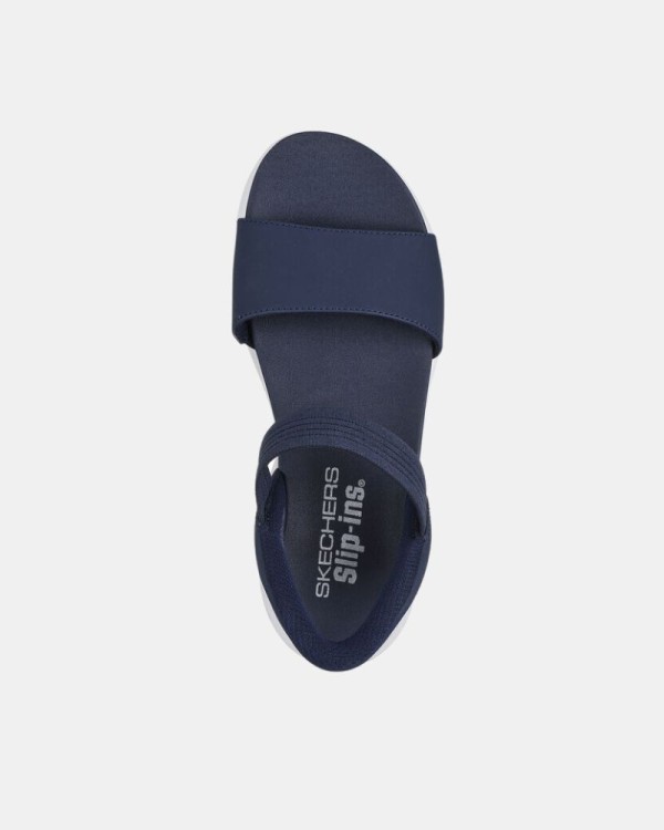  Sandalias Abiertas Mujer SKECHERS Azul 119804 SLIP INS ULTRA FLEX 3.0