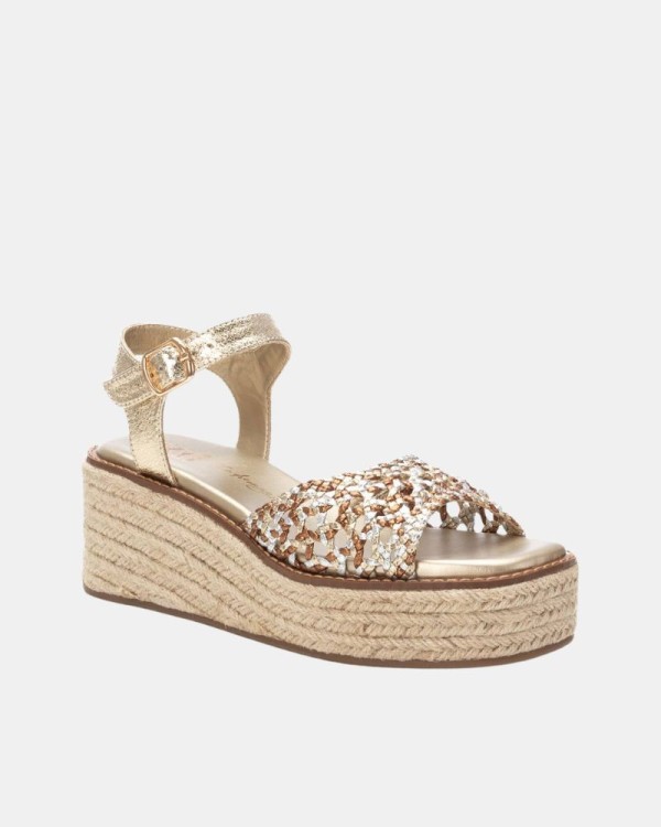  Sandalias Fiesta Mujer XTI Oro 143943