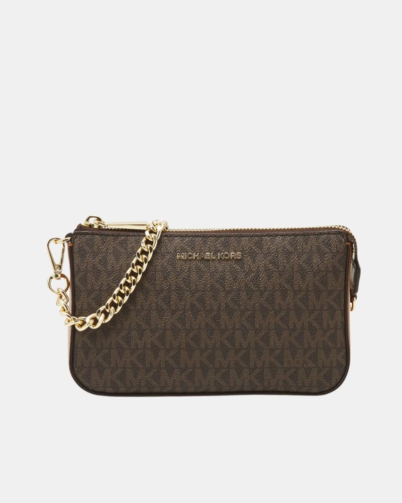 Bolsas Festa Mulher MICHAEL KORS Castanho 32F1GJ6W6B JET SET MD CHAIN POUCHETTE
